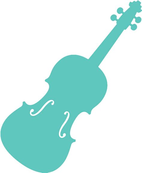 Download Blue Silhouette Violin