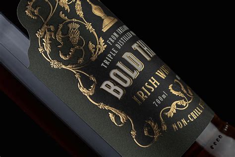 Bold Thady Whiskey Bottle Design Think Bold Studio