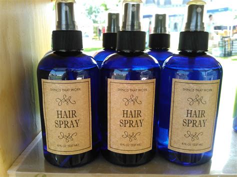 Natural Non-Aerosol Hair Spray by ThingsThatWork on Etsy