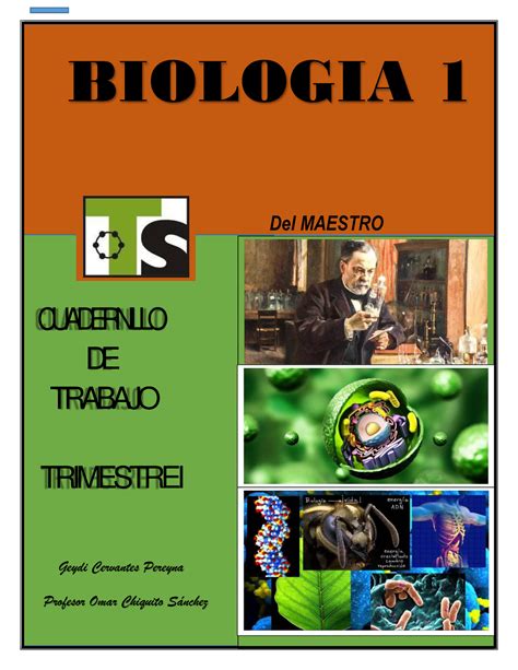 1 1T Maestro Biologia Cuadernillo Contestado De La Asignatura De