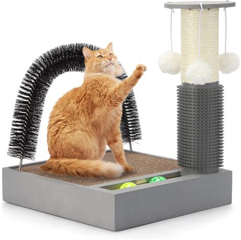 Amazon Cat Scratching Post With Cat Tower Tree And Cats Arch Self