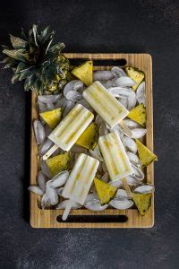 Pineapple Yogurt Popsicles - Spoonful of Plants