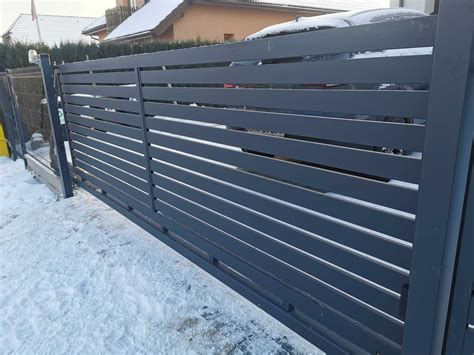 BRAMA Przesuwna Palisada 150cmx400cm OCYNK RAL Profil 80x20 PRODUCENT