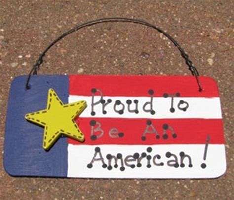 Patriotic Sign 10977pba Proud To Be An American