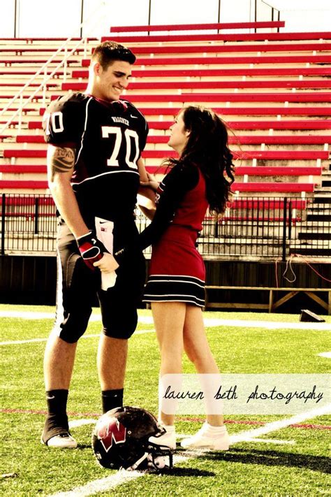 Football Player And Cheerleader Couple {lauren Beth Photography} Cheer