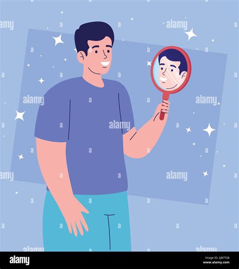 Narcissist Ego Man Stock Vector Images Alamy