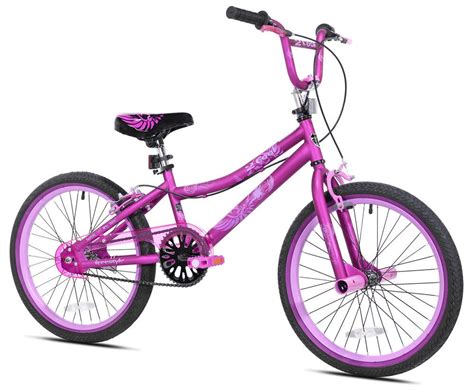 20" BMX Bike Girls 2-Cool Purple 1-Gear Kids-Age-8-12 and 48"-56"-Tall ...