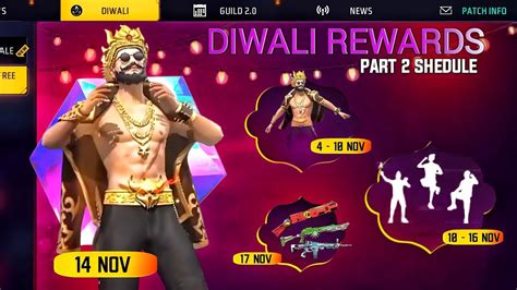 Diwali Free Gun Skin Emotes Upcoming Event In Free Fire Free