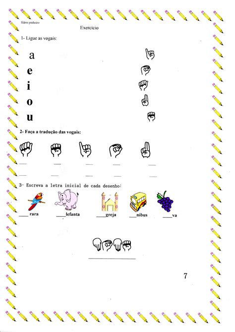 Saberes E Fazeres Em Nossas M Os Atividade De Portugu S Para Alunos Surdo