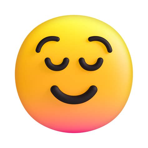 Emoticon De Rosto Relaxado