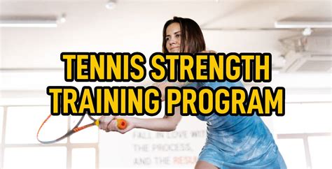 Strength Training For Tennis Players Detailed Program Torokhtiy