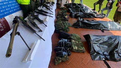 Seis Disidentes De Las Farc Murieron En Medio De Combates Con La Fuerza