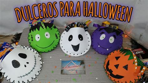 Dulceros para Halloween o Día de Muertos con Foami DIY YouTube