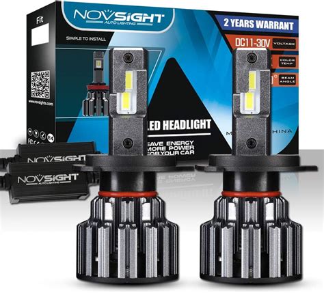 Novsight Lm W Super Bright H Led Headlight Conversion Kit Dot