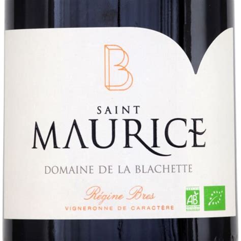 Vin rouge bio Côtes du Rhône DOMAINE DE LA BLACHETTE la bouteille de