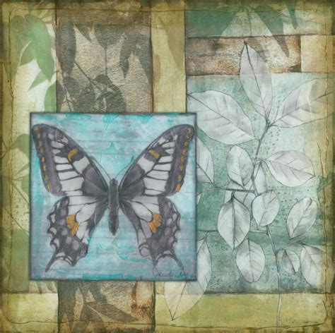 Stained Glass Butterfly Ii Painting By Jennifer Goldberger Fine Art America