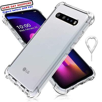 Shock Absorbing Soft Slim Protective Tpu Case For Lg V Thinq G Uw Lm