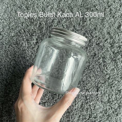 Jual Toples Jar Kaca Tutup Alumunium AL 300 Ml 300ml Packaging Madu