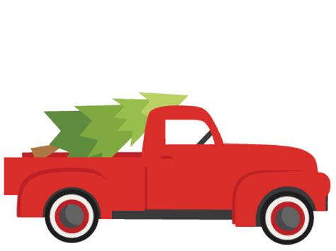 Red Christmas Car Transparent Background Png