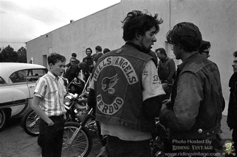 Riding With The Hells Angels Riding Vintage