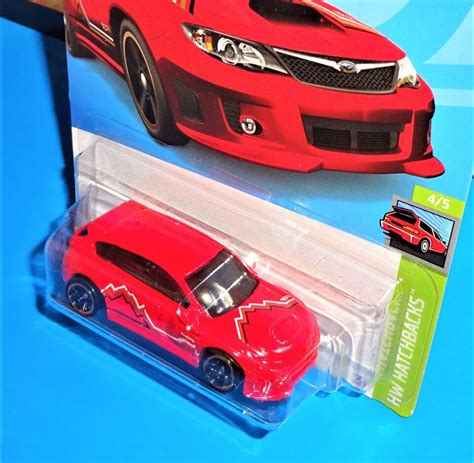 Hot Wheels 2022 Hw Hatchbacks Series 67 Subaru Wrx Sti Red W Mc5s Ebay