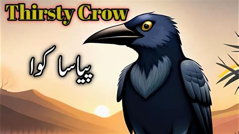 Pyasa Kauwa Kahani Thirsty Crow Moral Story For Kids Youtube