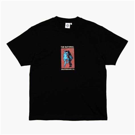 The National Skateboard Co Office Politics Prizefight Skate T Shirt