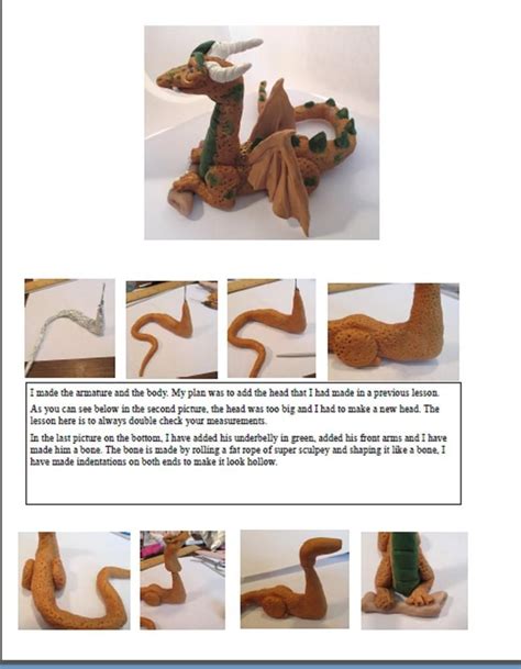 Make Your Own Dragon Polymer Clay Tutorial Pdf E Booksalt Etsy Uk