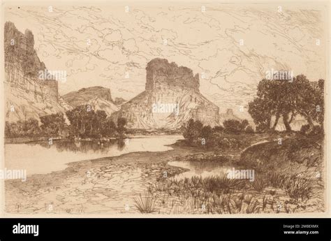 Green River Wyoming Territory 1886 Stock Photo Alamy