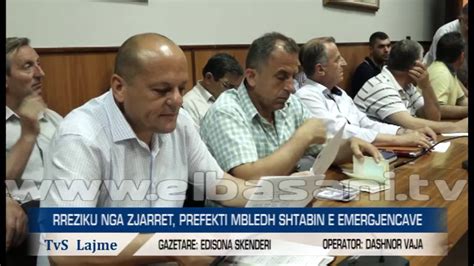 RREZIKU NGA ZJARRET PREFEKTI MBLEDH SHTABIN E EMERGJENCAVE YouTube