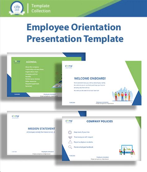 Employee Orientation Presentation Template Chrmp Membership