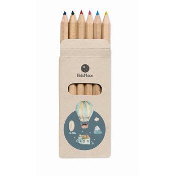 6 Crayons de couleur personnalisable Crayon personnalisé e goodies