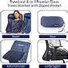 Travelrest In Travel Blanket Pillow Blanket For Airplanes