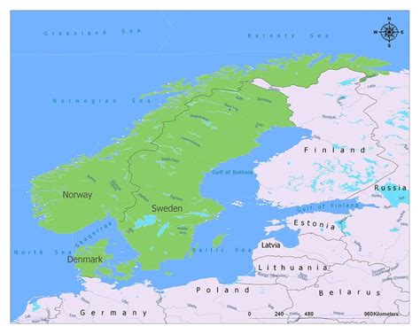 Scandinavian Countries / Which Countries are Scandinavian? | Mappr