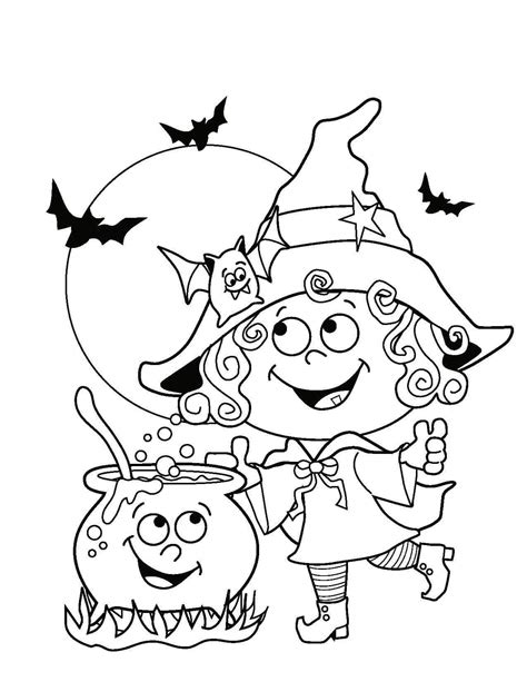 Witch Coloring Pages – Printable Coloring Pages