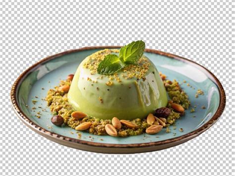 Premium Psd Baked Pistachio Cake