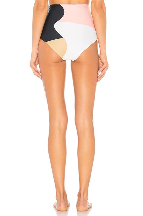 Mara Hoffman Lydia Bikini Bottom In Peach Multi REVOLVE