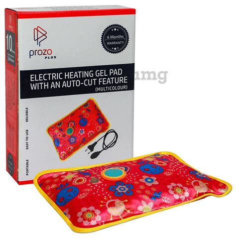 Prozo Plus Electric Heating Gel Pad With An Auto Cut Feature Multicolor