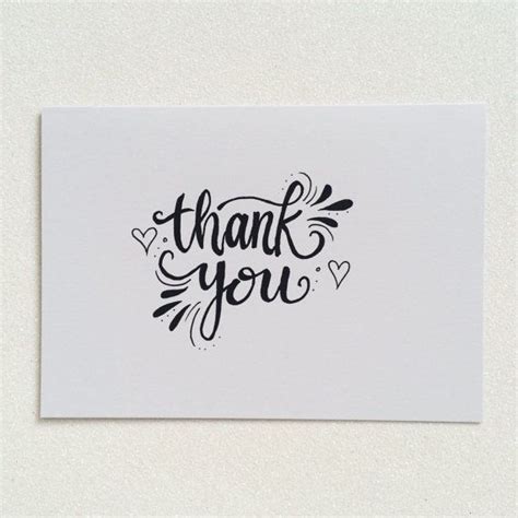Thank You Calligraphy Easy Calligraphy And Art