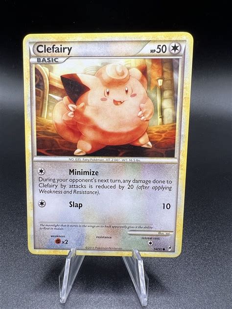 Clefairy 5495 Common Call Of Legends Pokemon Card Lp Aa23 Ebay