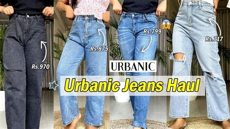 Best Trendy High Waist Jeans Haul Urbanic Jeans Haul Under Rs