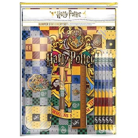 Buy Harry Potter Bumper Stationery Set Featuring Hogwarts House Crests