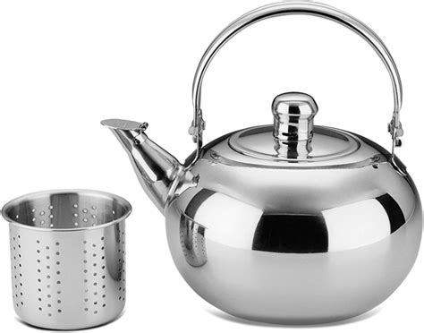 Nlian Modern Stainless Steel Stove Top Induction Whistling Kettle