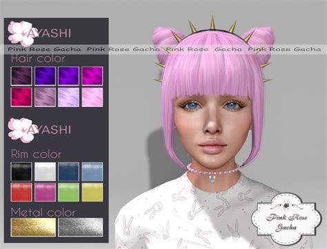 Second Life Marketplace - [^.^Ayashi^.^] Airi hair-Pink set (Unrigged ...