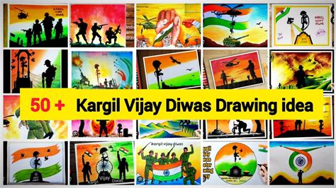 Kargil Vijay Diwas Drawing Ideas Kargil Vijay Diwas Poster