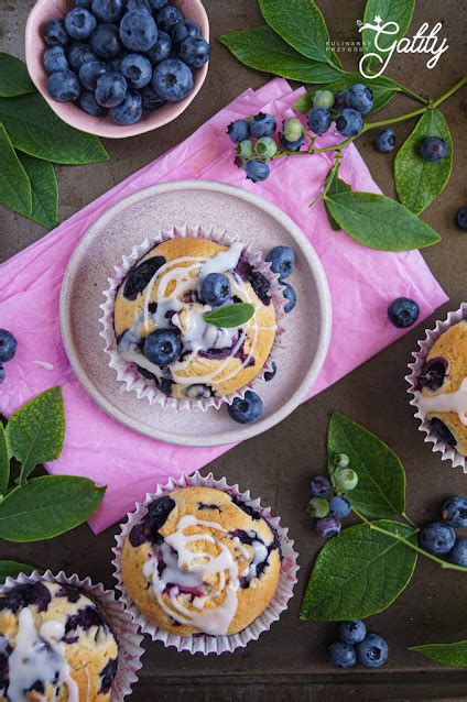 Puszyste muffinki z borówkami amerykańskimi