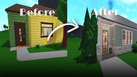 Renovating The Bloxburg Starter Home Youtube