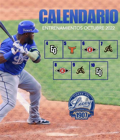 Tigres Del Licey Anuncia Su Calendario De Pretemporada