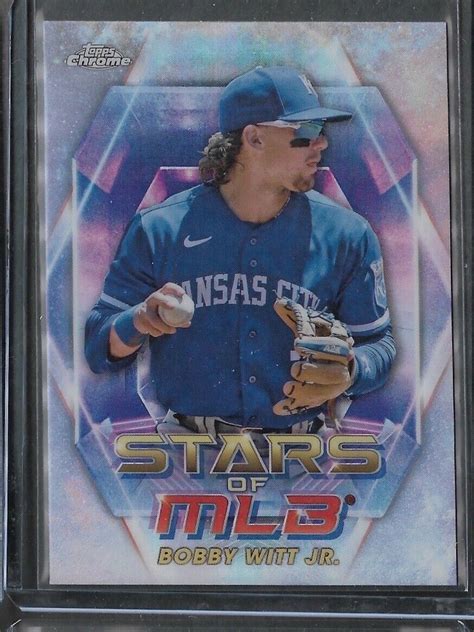 Bobby Witt Jr Topps Chrome Stars Of Mlb Smlbc Kansas City