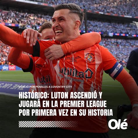 Diario Ol On Twitter Hist Rico Luton A La Premier League